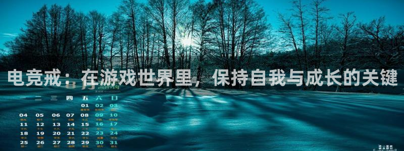 JJB电竞官方网站：电竞戒：在游戏世界里，保持自我与成长的关键